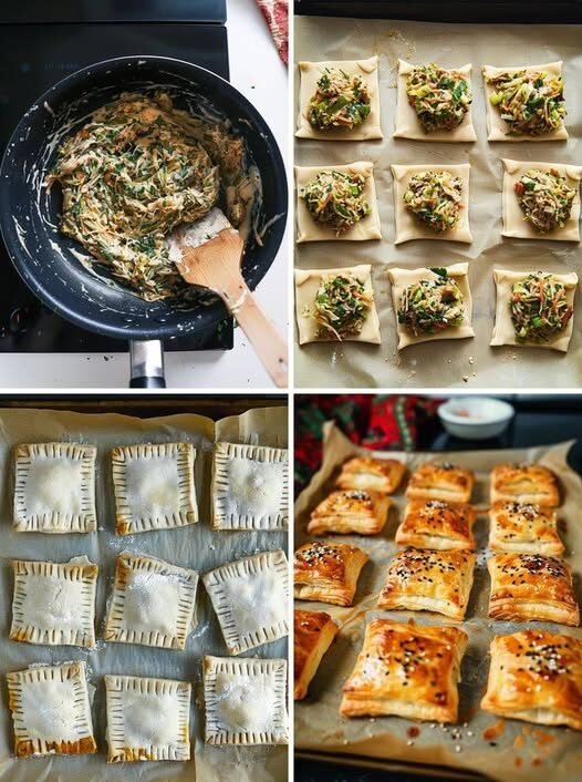 Keto Creamy Chicken & Leek Parcels